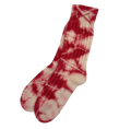 Tie-Dye Kaschmirsocken Pink/Berry von Mell-o