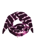 Tie-Dye Dreieckschal Offwhite/Bordeaux aus Kaschmir von Mell-o