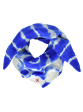 Tie-Dye Dreieckschal Offwhite/Azur aus Kaschmir von Mell-o