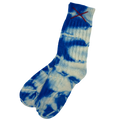 Tie-Dye Kaschmirsocken Azur von Mell-o