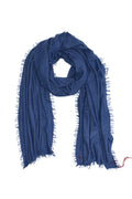 Großer Kaschmirschal Navyblau von Mell-o