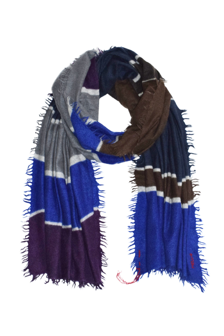 Nomad Stripe Kaschmirschal von Mell-o